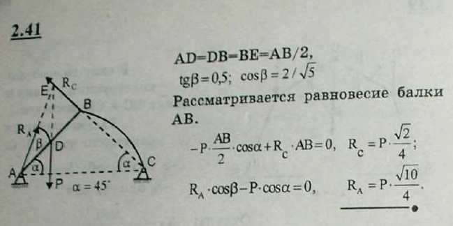 Мещерский решебник - Задача 2.41
