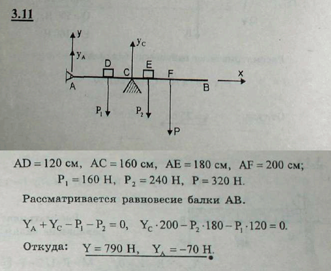 Мещерский решебник - Задача 3.11