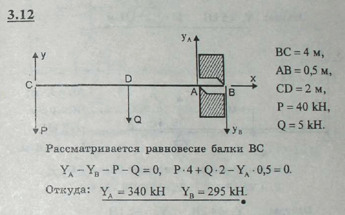 Мещерский решебник - Задача 3.12